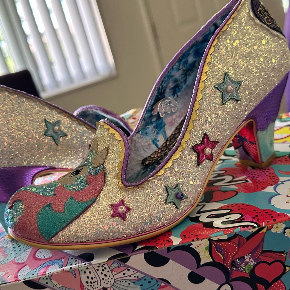 Irregular Choice Glitter Star Heels